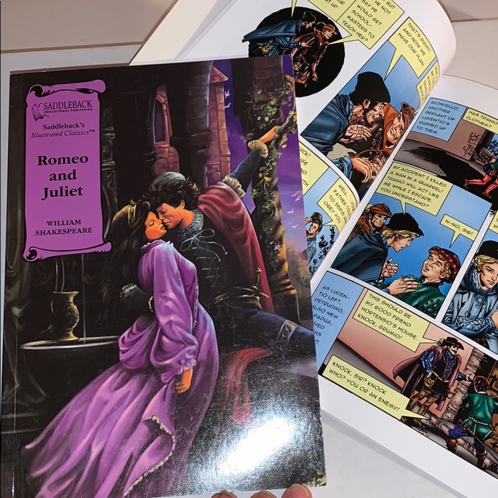 Home school Taming of the shrew set of 2 graphic text